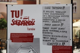 W Tarnowie i Mielcu otwarto wystawę "Tu rodziła się Solidarność"