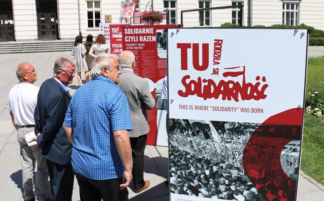 Wystawa "Tu rodziła się Solidarność"