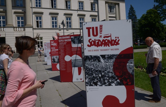 Wystawa "Tu rodziła się Solidarność"