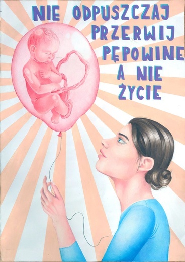 Paula Jałowiecka wśród laureatów konkursu plastycznego pro-life