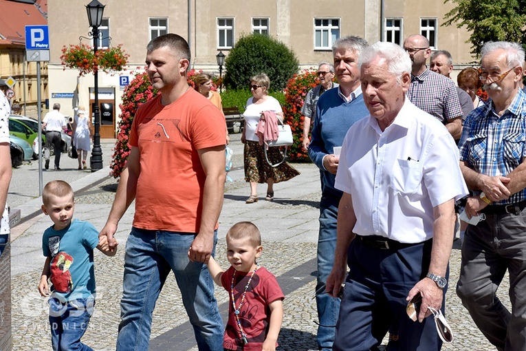 Męski Różaniec w Świdnicy - lipiec