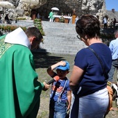 Pielgrzymka dzieci na Górę Świętej Anny