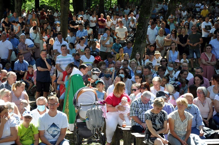 Pielgrzymka dzieci na Górę Świętej Anny