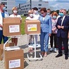 ▲	Przekazany sprzęt będzie służył także po ustaniu epidemii.