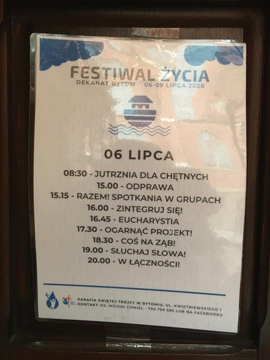 Festiwal Życia 2020 - dzień 3.