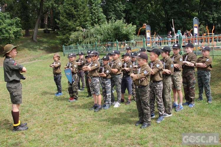 Kolonia zuchowa zielongórskiego ZHR w m. Długie k. Strzelec Krajeńskich