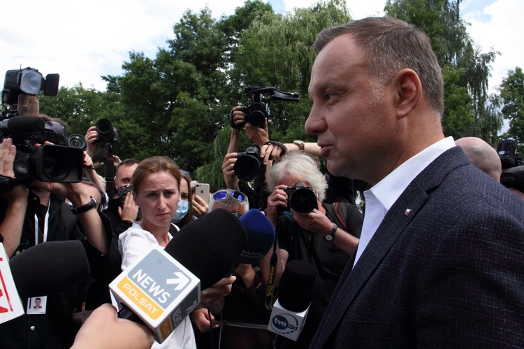 Prezydent Andrzej Duda oddał już swój głos