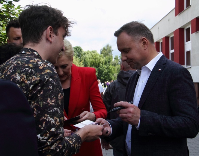 Prezydent Andrzej Duda oddał już swój głos