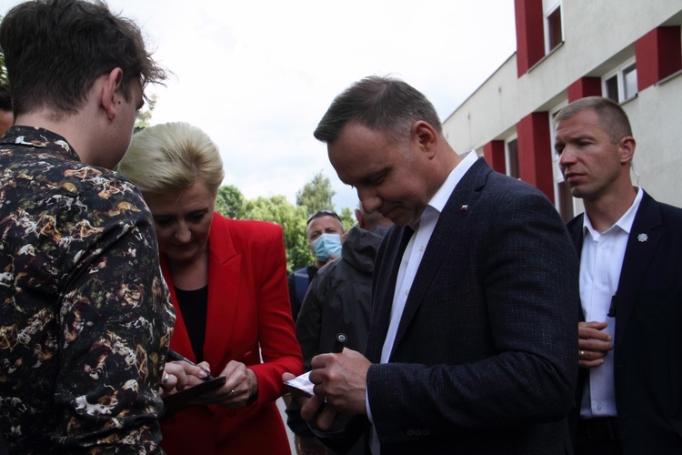 Prezydent Andrzej Duda oddał już swój głos