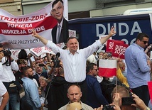 Prezydent Andrzej Duda 26 czerwca 2020 r. w Rybniku.