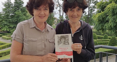 Maria Wanke-Jerie (z lewej) i Małgorzata Wanke-Jakubowska, autorki książki „Dajmy toczyć się wypadkom. Małgorzata Longchamps de Bérier (1950–1989). Cicha bohaterka Solidarności – mądra i dobra”, Wrocław 2019.
