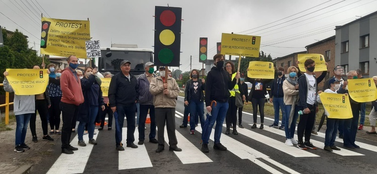 Protest w Świerklańcu