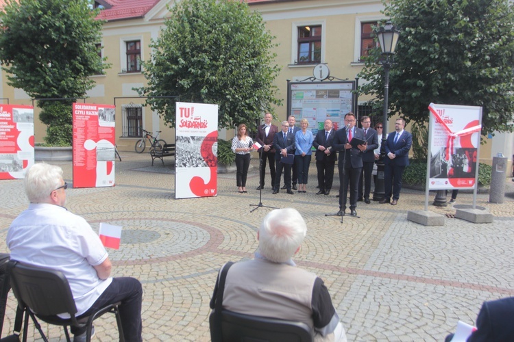 Wernisaż wystawy "Tu rodziła się Solidarność"