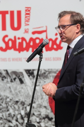 Wernisaż wystawy "Tu rodziła się Solidarność"