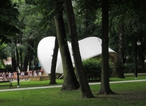 Muszla koncertowa w parku im. Tadeusza Kościuszki.