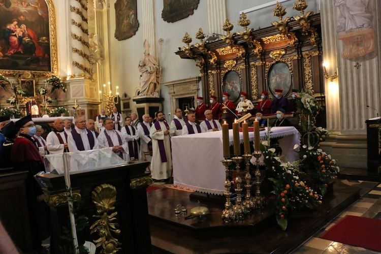 Uroczystości pogrzebowe prof. Franciszka Ziejki