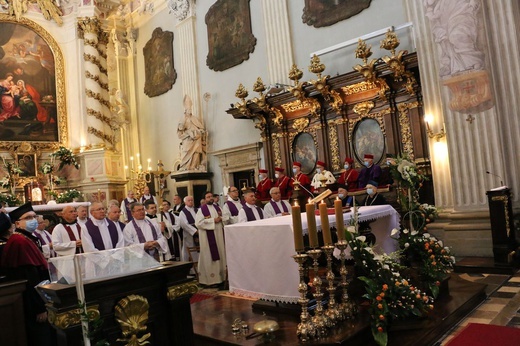 Uroczystości pogrzebowe prof. Franciszka Ziejki