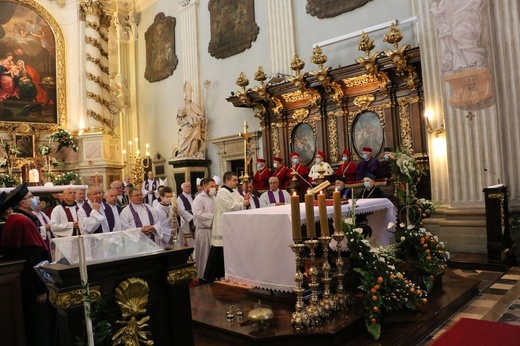 Uroczystości pogrzebowe prof. Franciszka Ziejki