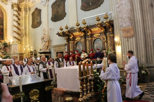 Uroczystości pogrzebowe prof. Franciszka Ziejki