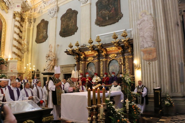 Uroczystości pogrzebowe prof. Franciszka Ziejki