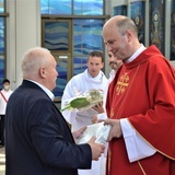 Pielgrzymka honorowych dawców krwi i szpiku kostnego do Łagiewnik