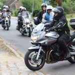 Motocykliści u św. Walentego w Lubiążu