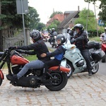 Motocykliści u św. Walentego w Lubiążu