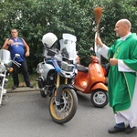 Motocykliści u św. Walentego w Lubiążu