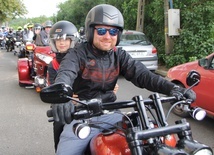 U św. Walentego w Lubiążu motocykliści powierzyli się opiece św. Krzysztofa