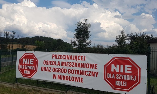 Mikołów. Władze i mieszkańcy miasta nie chcą u siebie kolei dużych prędkości
