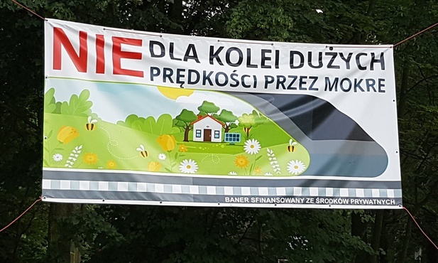Mikołów. Władze i mieszkańcy miasta nie chcą u siebie kolei dużych prędkości