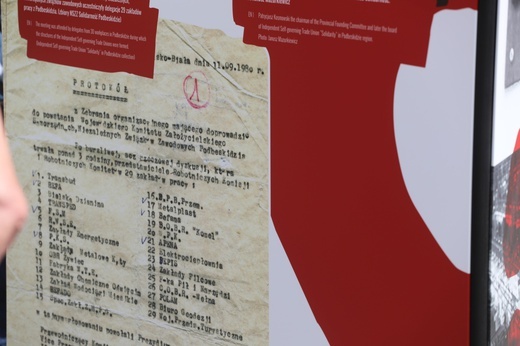 Bielska wystawa IPN na 40. rocznicę powstania "Solidarności" - 2020