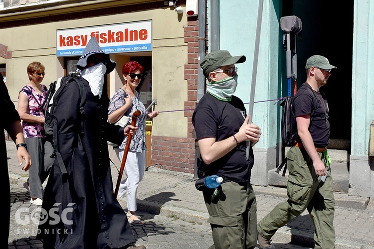 Pożegnanie pieszych pątników pieszej pielgrzymki na Jasną Górę