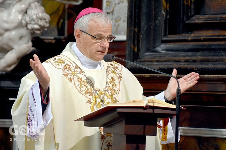 Pożegnanie pieszych pątników pieszej pielgrzymki na Jasną Górę