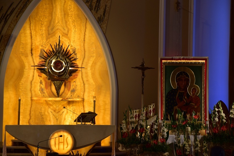 Pielgrzymkowy apel w ramach grupy biało-złotej