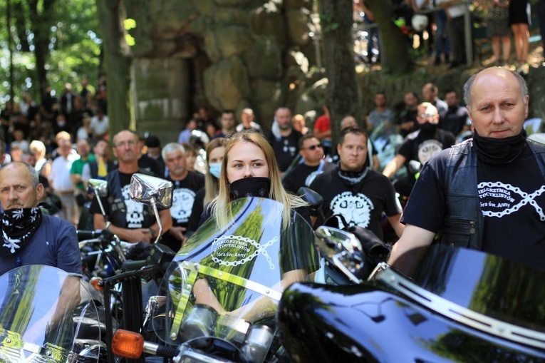 Pielgrzymka motocyklistów na Górę Świętej Anny