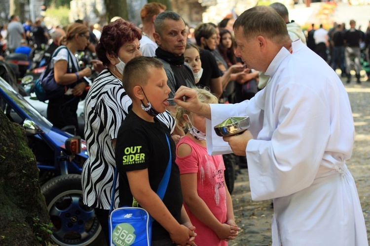 Pielgrzymka motocyklistów na Górę Świętej Anny