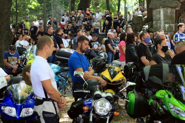 Pielgrzymka motocyklistów na Górę Świętej Anny