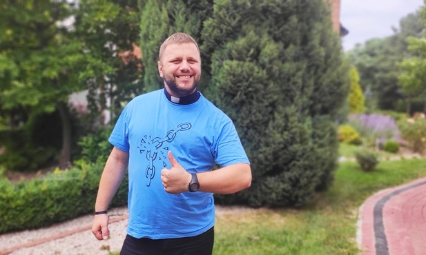 Ks. Emil jest jedynym księdzem z Lublina, który zachorował na Covid-19.