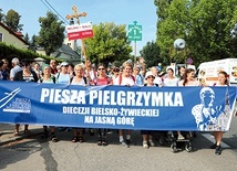 Pielgrzymka diecezjalna: dotąd wyruszała do Częstochowy z Hałcnowa.