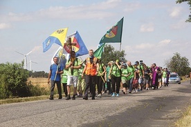 Pierwszego dnia wędrowała grupa z Legnicy, czyli nr 4.