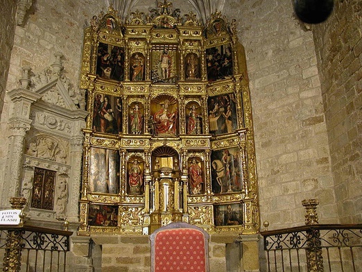 Ołtarz w kościele św. Marcina w Plasencji