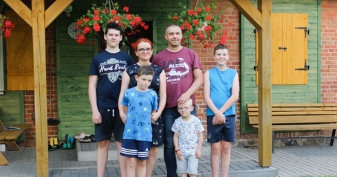 Dom zbudowany na skale