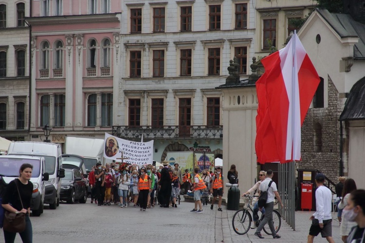 Rozpoczęcie 40. Pieszej Pielgrzymki Krakowskiej - cz. 1