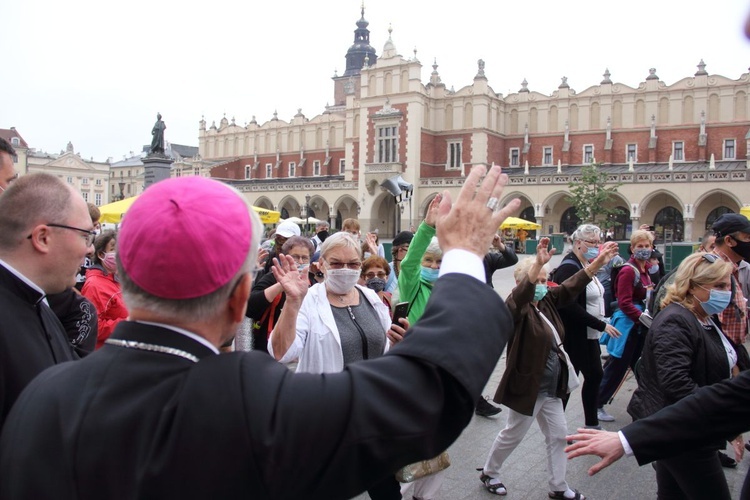 Rozpoczęcie 40. Pieszej Pielgrzymki Krakowskiej - cz. 1