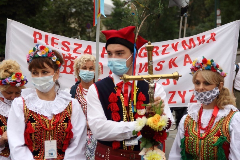 Rozpoczęcie 40. Pieszej Pielgrzymki Krakowskiej - cz. 1