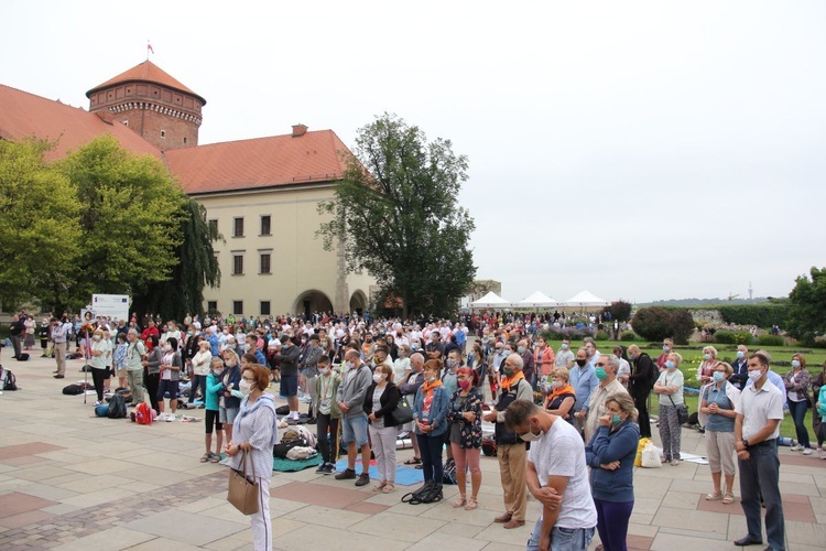 Rozpoczęcie 40. Pieszej Pielgrzymki Krakowskiej - cz. 1