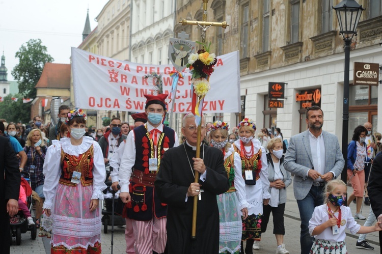 Rozpoczęcie 40. Pieszej Pielgrzymki Krakowskiej - cz. 2