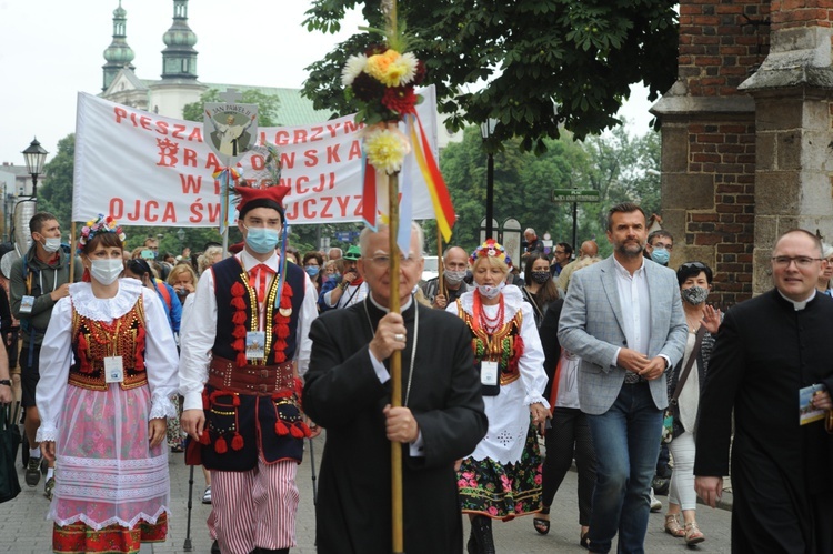 Rozpoczęcie 40. Pieszej Pielgrzymki Krakowskiej - cz. 2