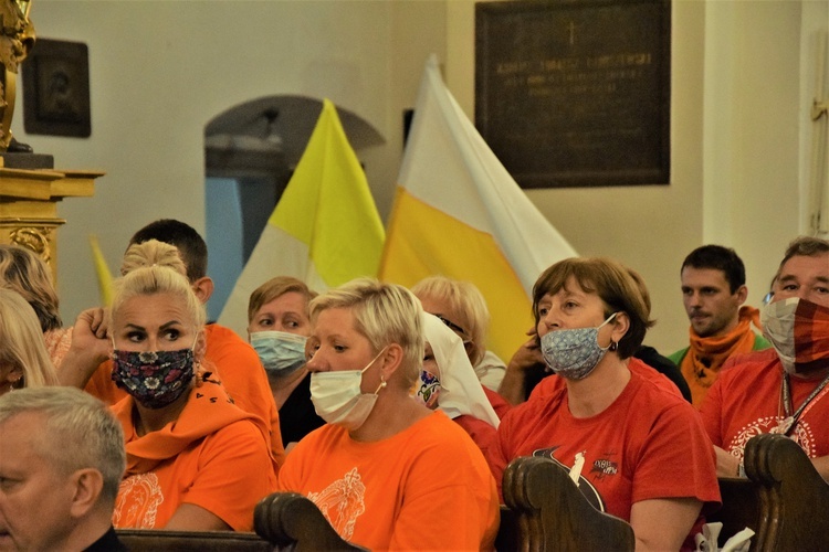 ŁPPM na Jasną Górę - Apel w lowickiej katedrze.